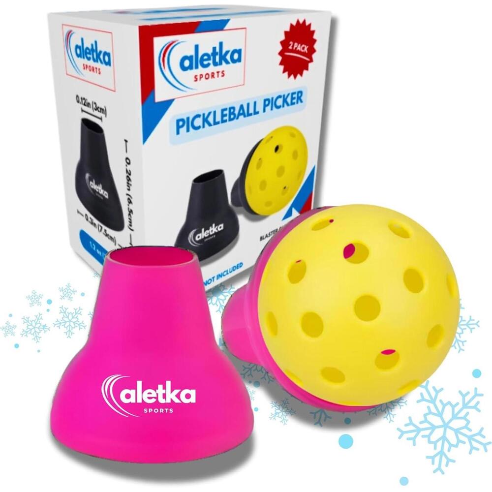 2 Pack Pickleball Ball Picker · Retriever · Suction Cup · No Tools Necessary